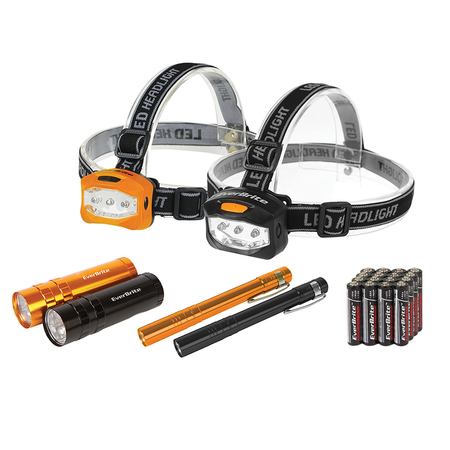 PRIME-LINE LED Flashlight, Penlight and Headlamp Combo 1 Set E007003